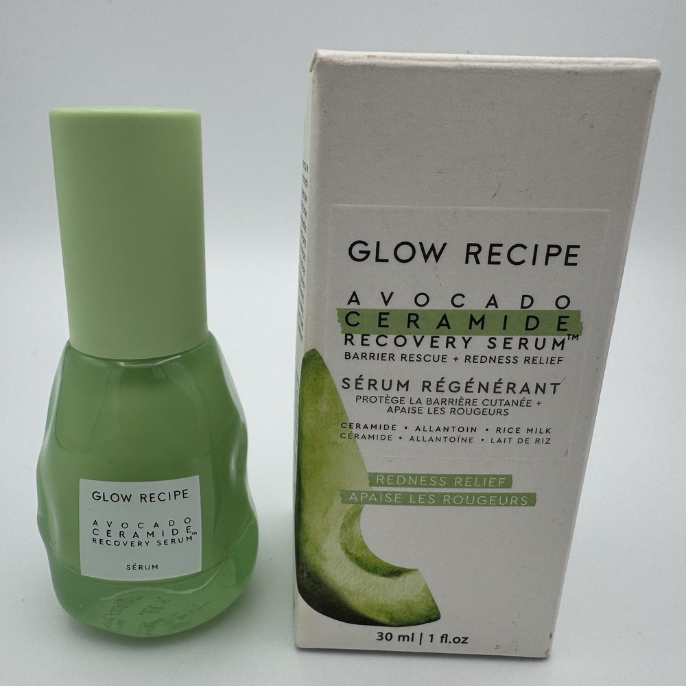 GLOW RECIPE  Avocado‎ Ceramide Recovery Serum 30 ml 1 oz New Sealed Box
